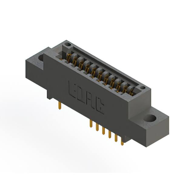 895-022-521-504 CONN EDGE DUAL FMALE 22POS 0.100