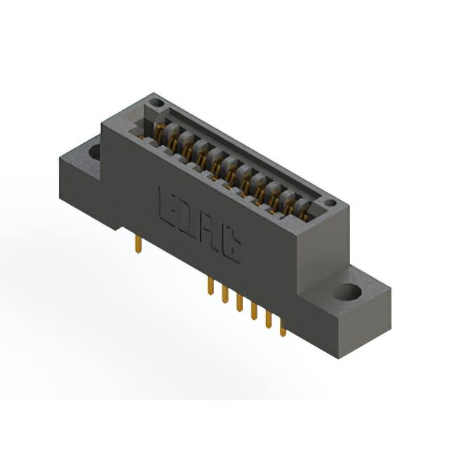 895-022-521-204 CONN EDGE DUAL FMALE 22POS 0.100