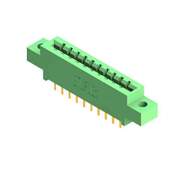 837-020-523-804 CONN EDGE DUAL FMALE 20POS 0.156
