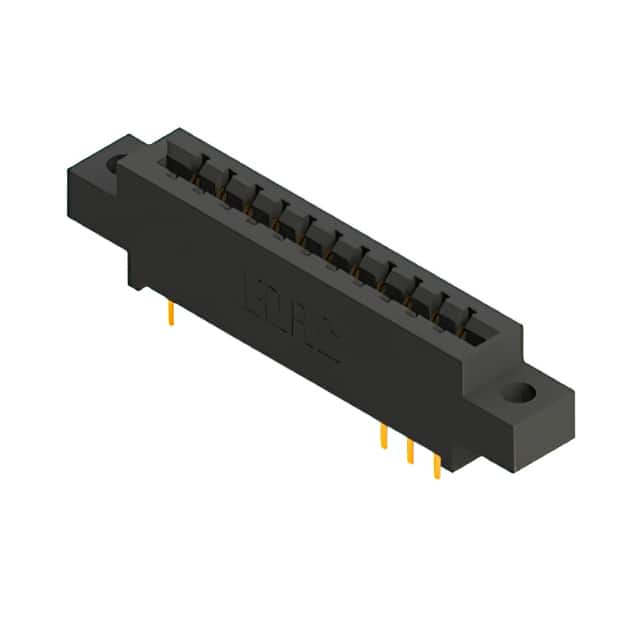 887-022-520-804 CONN EDGE DUAL FMALE 22POS 0.156