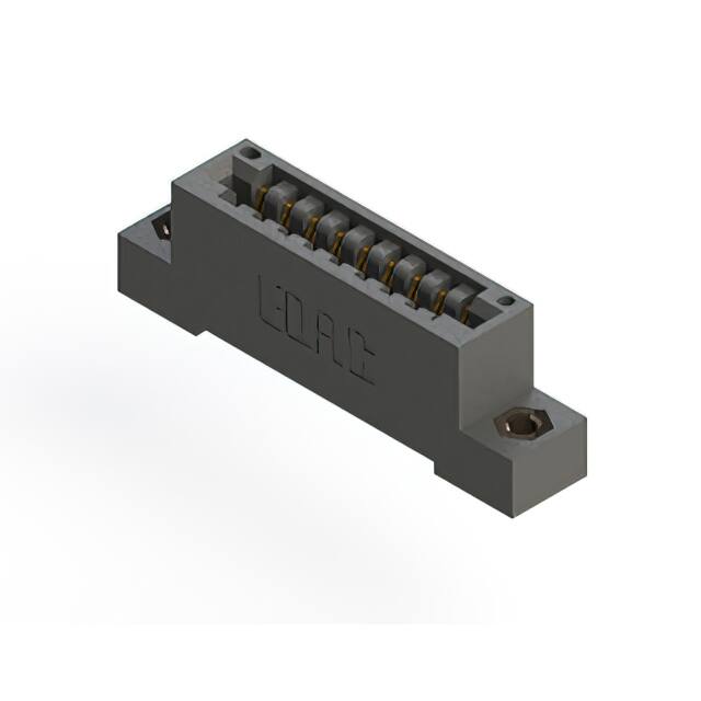 896-009-520-107 CONN EDGE SGL FMALE 9POS 0.125
