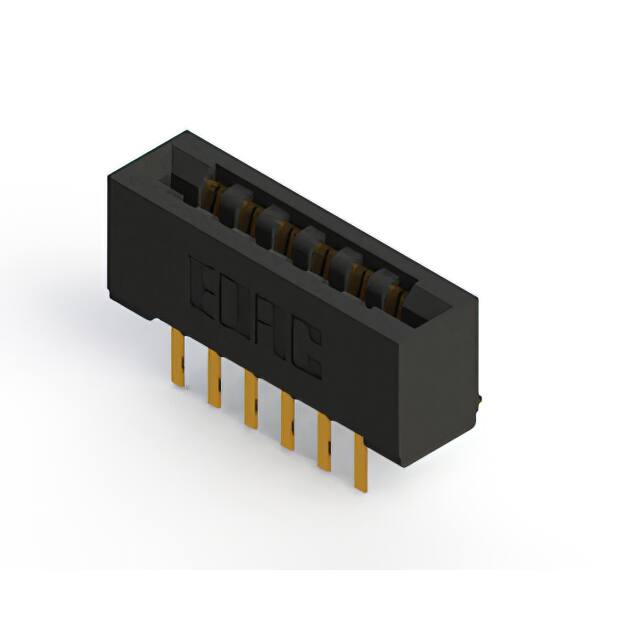 857-006-558-101 CONN EDGE SGL FMALE 6POS 0.156