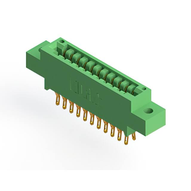 846-022-555-802 CONN EDGE DUAL FMALE 22POS 0.125
