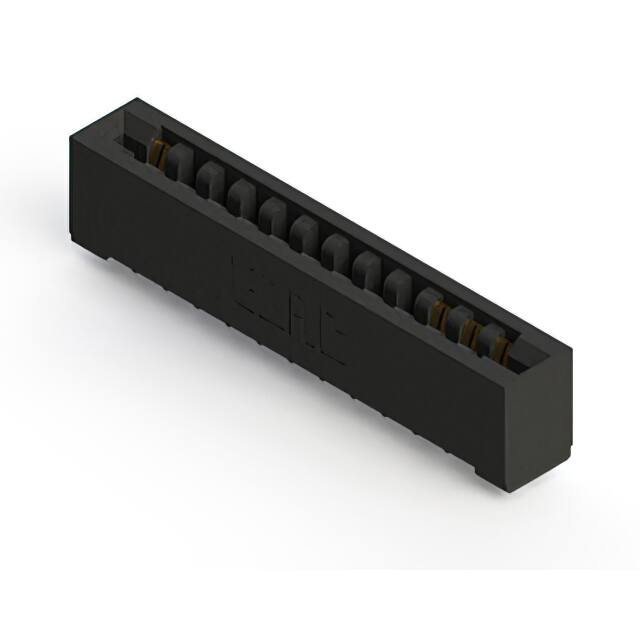 857-012-531-101 CONN EDGE SGL FMALE 12POS 0.156