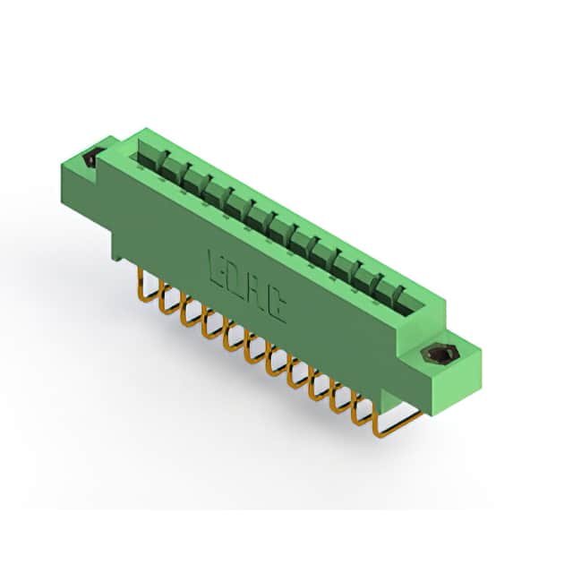833-012-558-607 CONN EDGE SGL FMALE 12POS 0.156