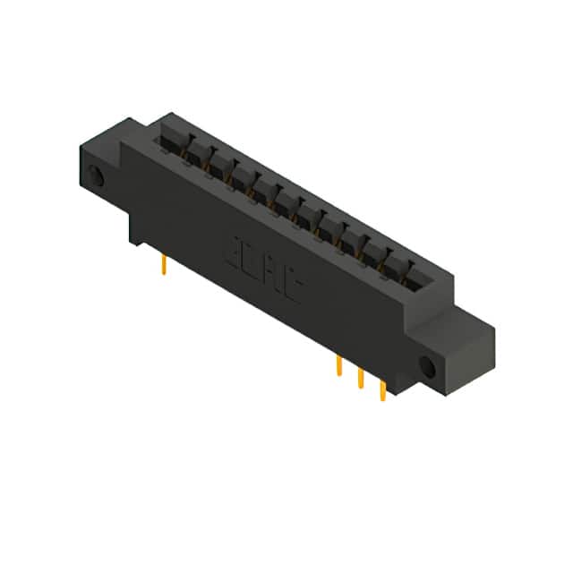887-022-523-812 CONN EDGE DUAL FMALE 22POS 0.156