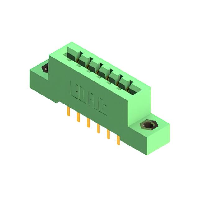 837-012-520-207 CONN EDGE DUAL FMALE 12POS 0.156