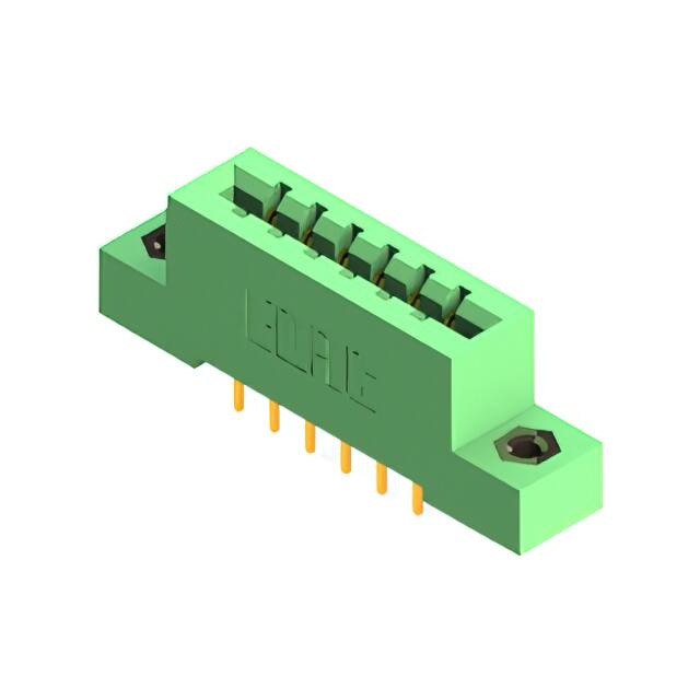 837-012-521-208 CONN EDGE DUAL FMALE 12POS 0.156