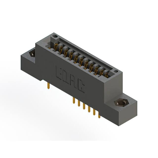 895-022-521-207 CONN EDGE DUAL FMALE 22POS 0.100