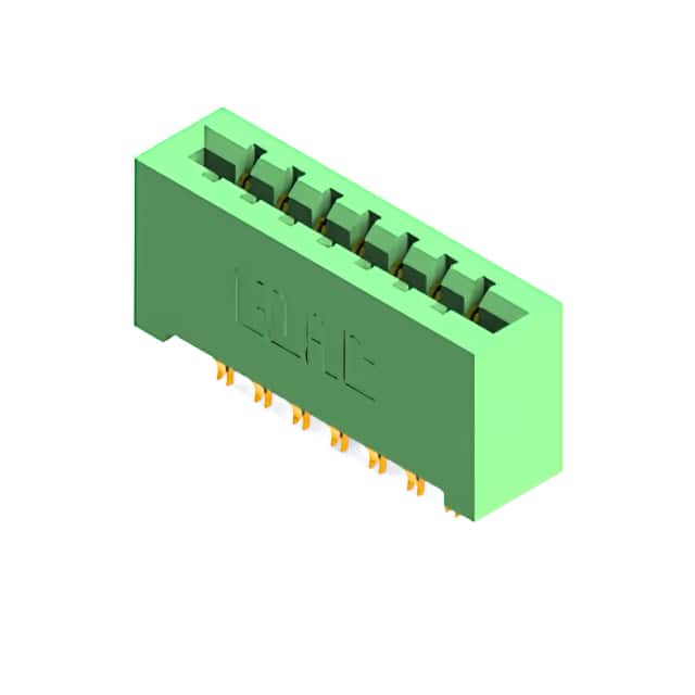 837-014-555-201 CONN EDGE DUAL FMALE 14POS 0.156