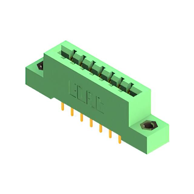 837-014-521-207 CONN EDGE DUAL FMALE 14POS 0.156