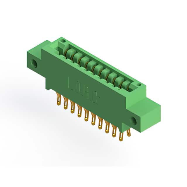 846-020-555-812 CONN EDGE DUAL FMALE 20POS 0.125