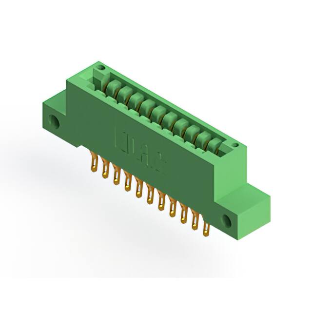 846-022-555-212 CONN EDGE DUAL FMALE 22POS 0.125