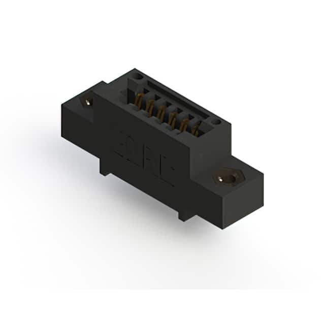 895-006-500-408 CONN EDGE SINGLE FML 6POS 0.100