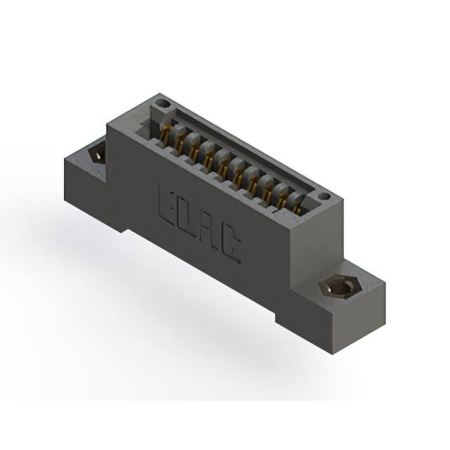 895-010-524-107 CONN EDGE SINGLE FML 10POS 0.100