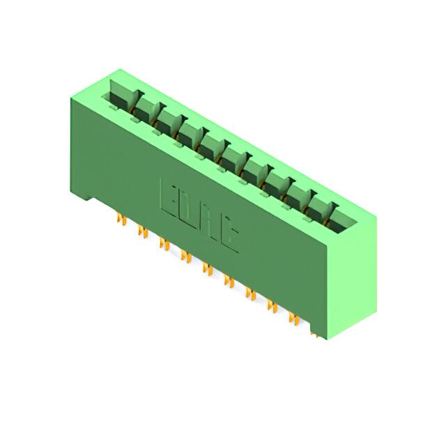 837-020-555-201 CONN EDGE DUAL FMALE 20POS 0.156