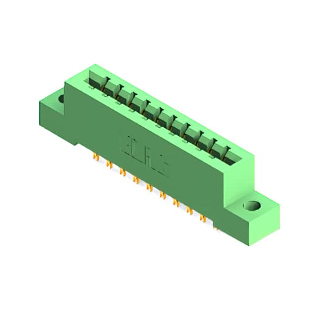 837-020-555-204 CONN EDGE DUAL FMALE 20POS 0.156