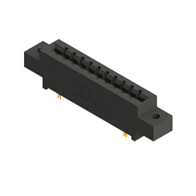 887-020-555-802 CONN EDGE DUAL FMALE 20POS 0.156