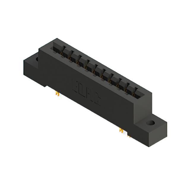 887-020-555-202 CONN EDGE DUAL FMALE 20POS 0.156