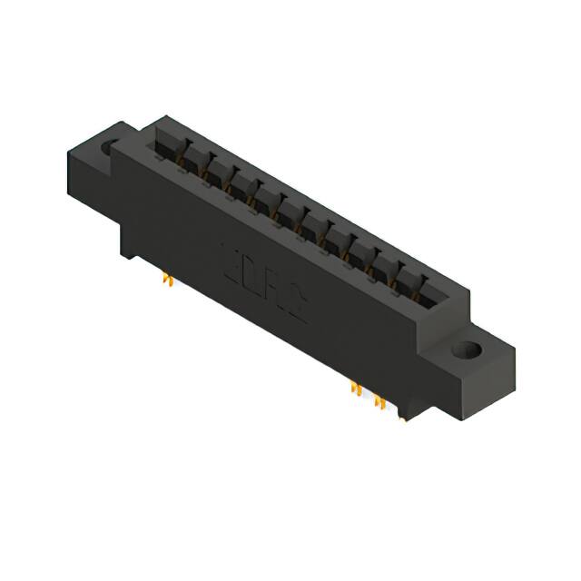 887-022-555-804 CONN EDGE DUAL FMALE 22POS 0.156