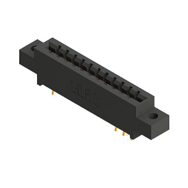 887-022-556-804 CONN EDGE DUAL FMALE 22POS 0.156
