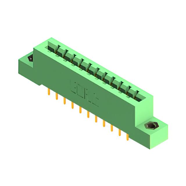 837-022-521-207 CONN EDGE DUAL FMALE 22POS 0.156