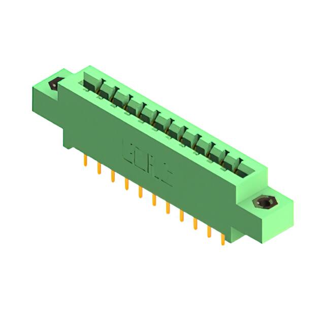 837-022-521-808 CONN EDGE DUAL FMALE 22POS 0.156