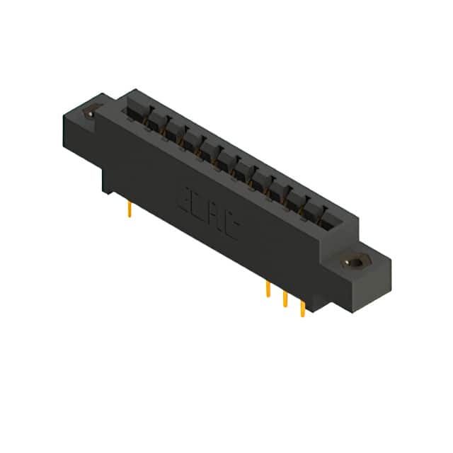 887-022-523-808 CONN EDGE DUAL FMALE 22POS 0.156