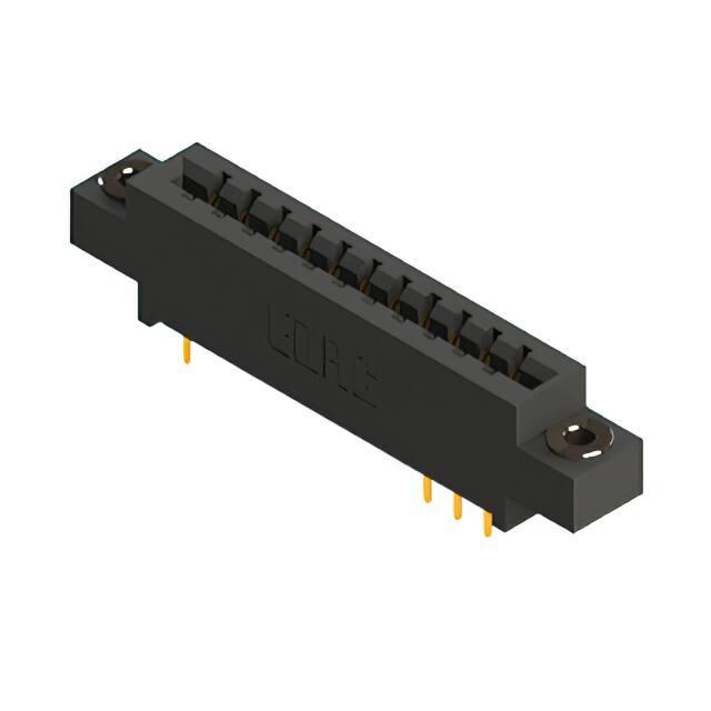 887-022-521-803 CONN EDGE DUAL FMALE 22POS 0.156