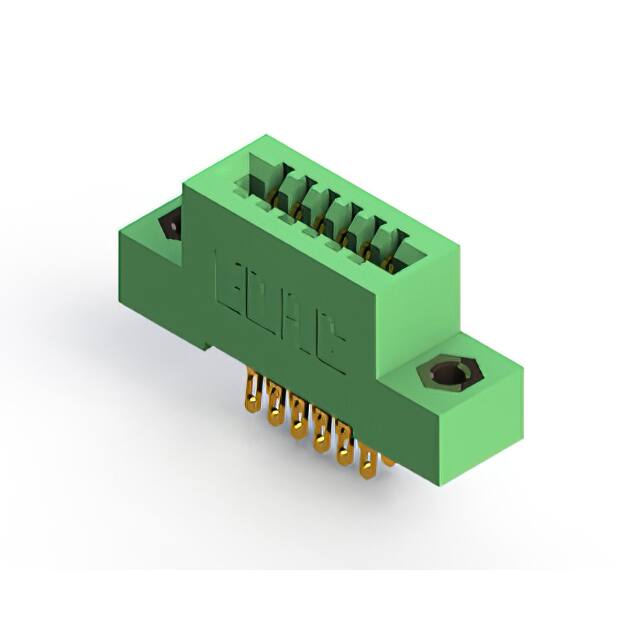 842-012-555-207 CONN EDGE DUAL FMALE 12POS 0.100