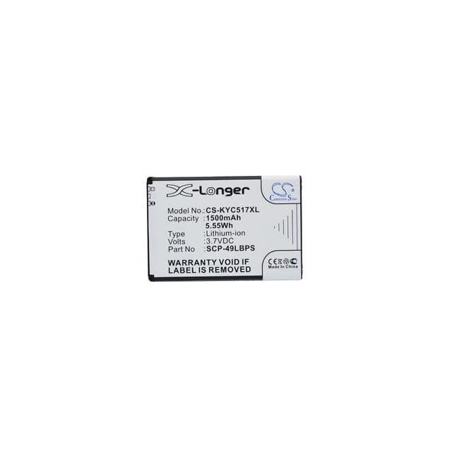 WX-RJ9R-7-SCP-49LBPS BATTERY Replacement for Kyocera SCP-49LB