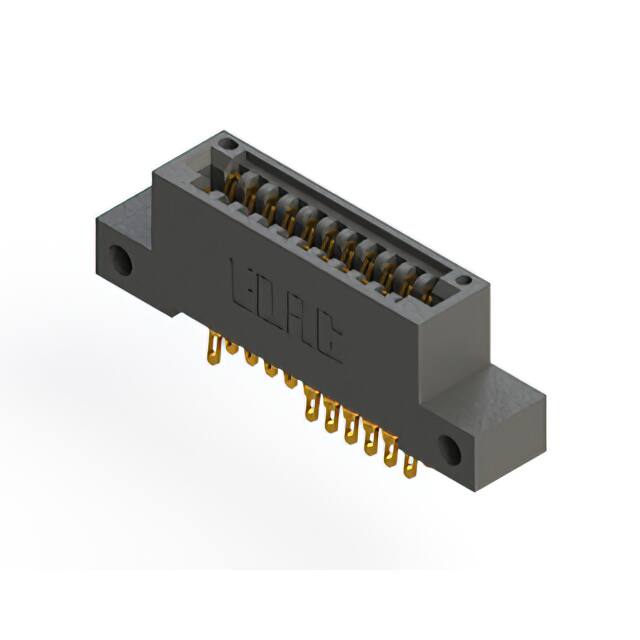 895-022-555-212 CONN EDGE DUAL FMALE 22POS 0.100