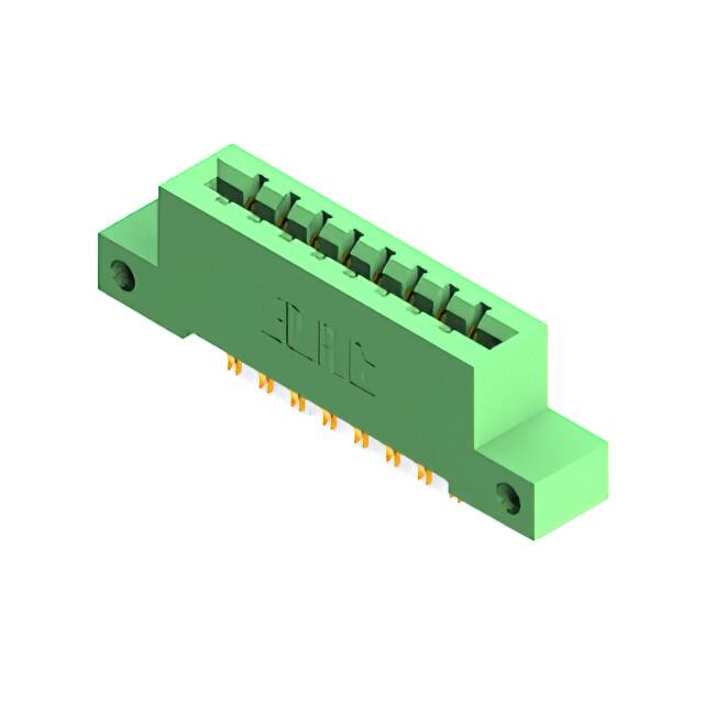 837-016-555-212 CONN EDGE DUAL FMALE 16POS 0.156