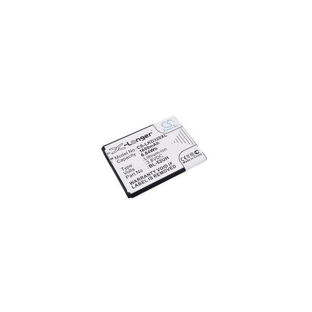 WX-RJW1-9-BL-52UH BATTERY Replacement for Lg BL-52UH Batte
