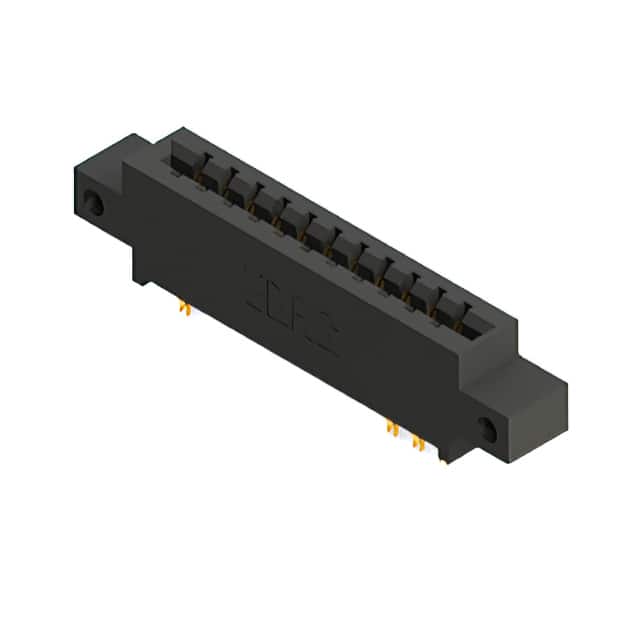 887-022-555-812 CONN EDGE DUAL FMALE 22POS 0.156