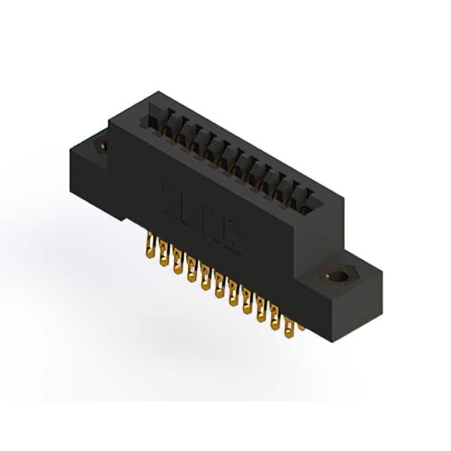 892-022-555-207 CONN EDGE DUAL FMALE 22POS 0.100