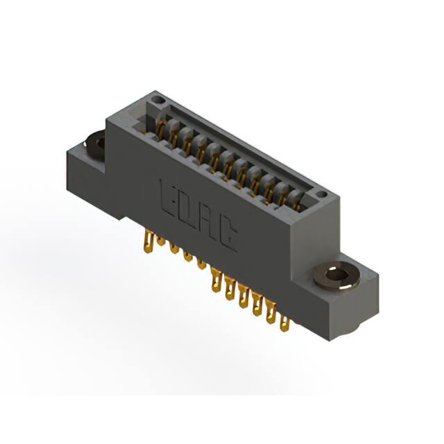 895-022-555-203 CONN EDGE DUAL FMALE 22POS 0.100