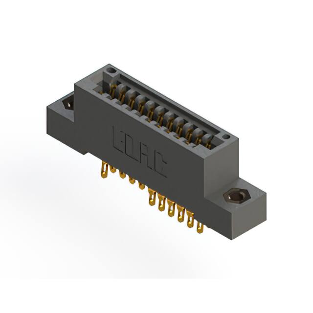 895-022-555-207 CONN EDGE DUAL FMALE 22POS 0.100