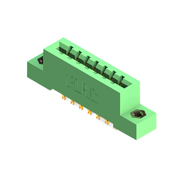 837-014-555-208 CONN EDGE DUAL FMALE 14POS 0.156