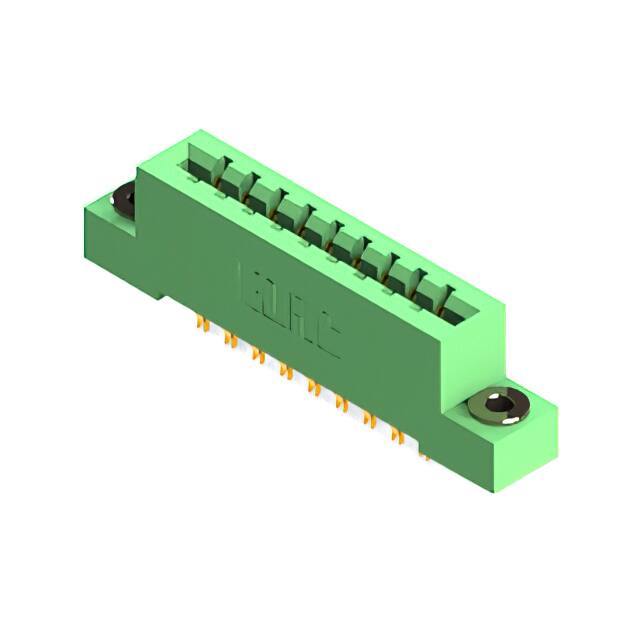 837-018-555-203 CONN EDGE DUAL FMALE 18POS 0.156