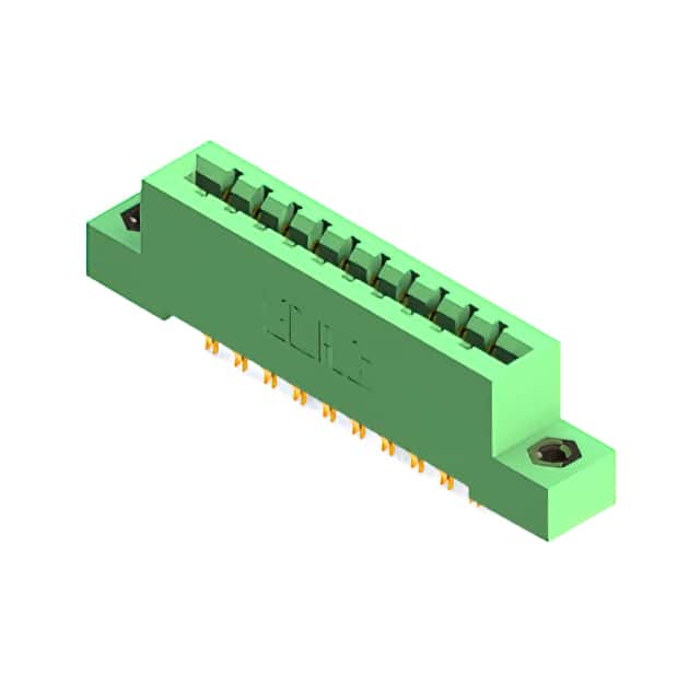 837-020-555-208 CONN EDGE DUAL FMALE 20POS 0.156