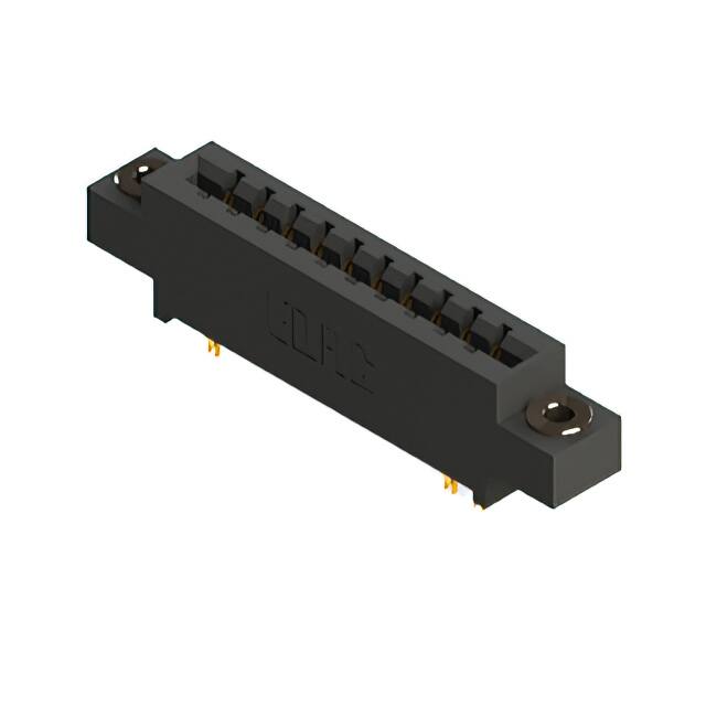 887-020-555-803 CONN EDGE DUAL FMALE 20POS 0.156