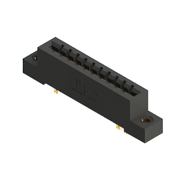 887-020-555-208 CONN EDGE DUAL FMALE 20POS 0.156