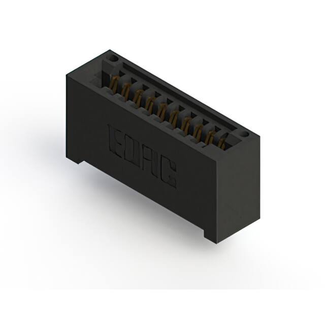 895-010-500-101 CONN EDGE SINGLE FML 10POS 0.100