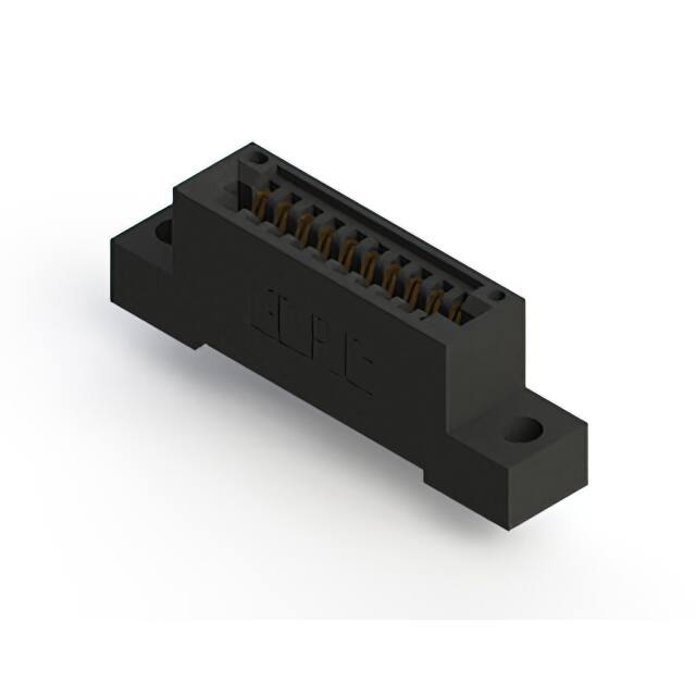 895-010-500-104 CONN EDGE SINGLE FML 10POS 0.100