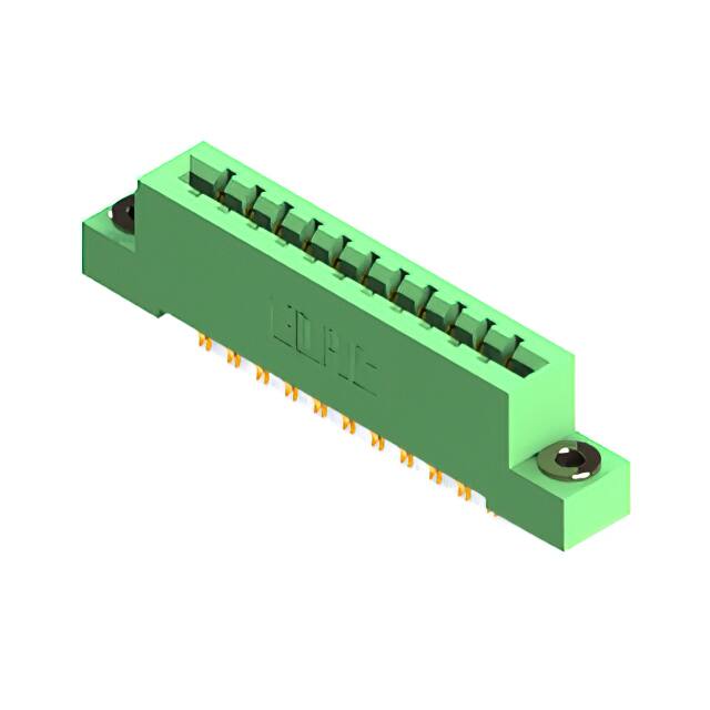 837-022-555-203 CONN EDGE DUAL FMALE 22POS 0.156