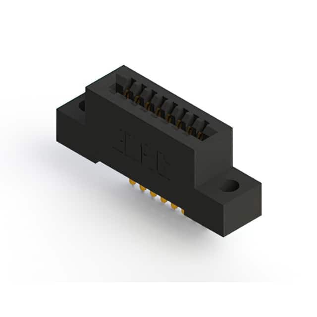 892-008-500-104 CONN EDGE SINGLE FML 8POS 0.100