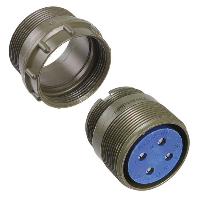 97-3101A-24-22S CONN RCPT FMALE 4P SILV SLDR CUP