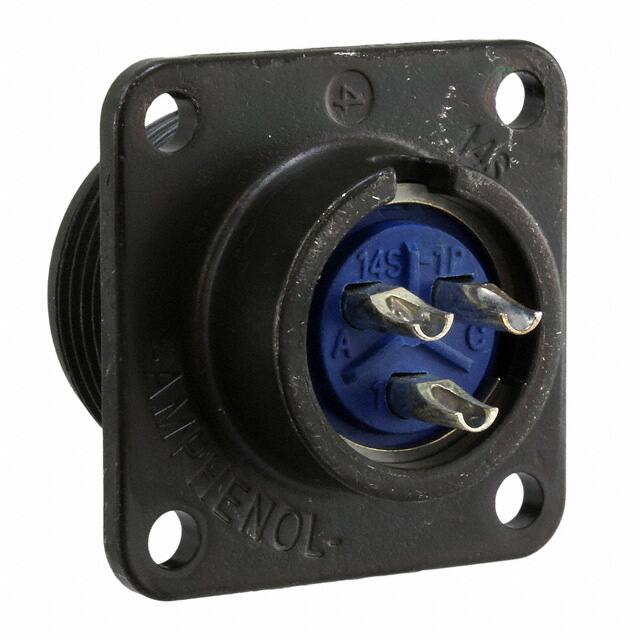 97-3102A-14S-1P CONN RCPT MALE 3P SOLDER CUP