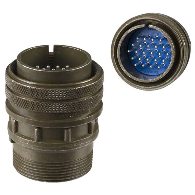 97-3106A-24-28P CONN PLUG MALE 24P SILV SLDR CUP
